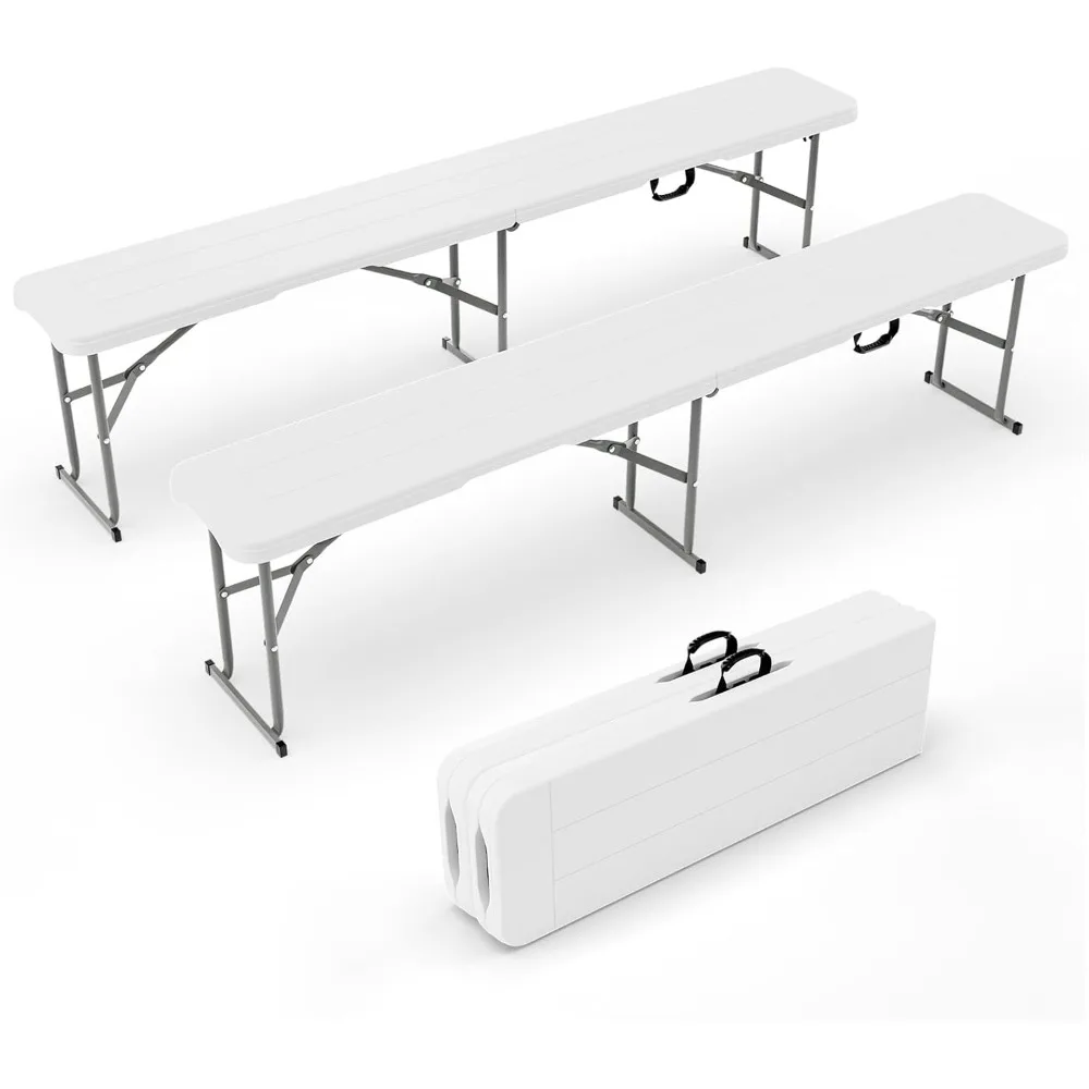 6 feet Plastic Folding Bench,Portable in/Outdoor Picnic Party Camping Dining Seat
6 feet Plastic Folding Bench,Portable in/Outdoor Picnic Party Camping Dining Seat