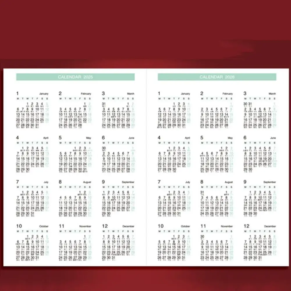 12 Months 2025 Schedule Planner Notepad Time Management Thicken Paper 365 Days Notepad Textured PU Portable a5 Diary Notepad
12 Months 2025 Schedule Planner Notepad Time Management Thicken Paper 365 Days Notepad Textured PU Portable a5 Diary Notepad