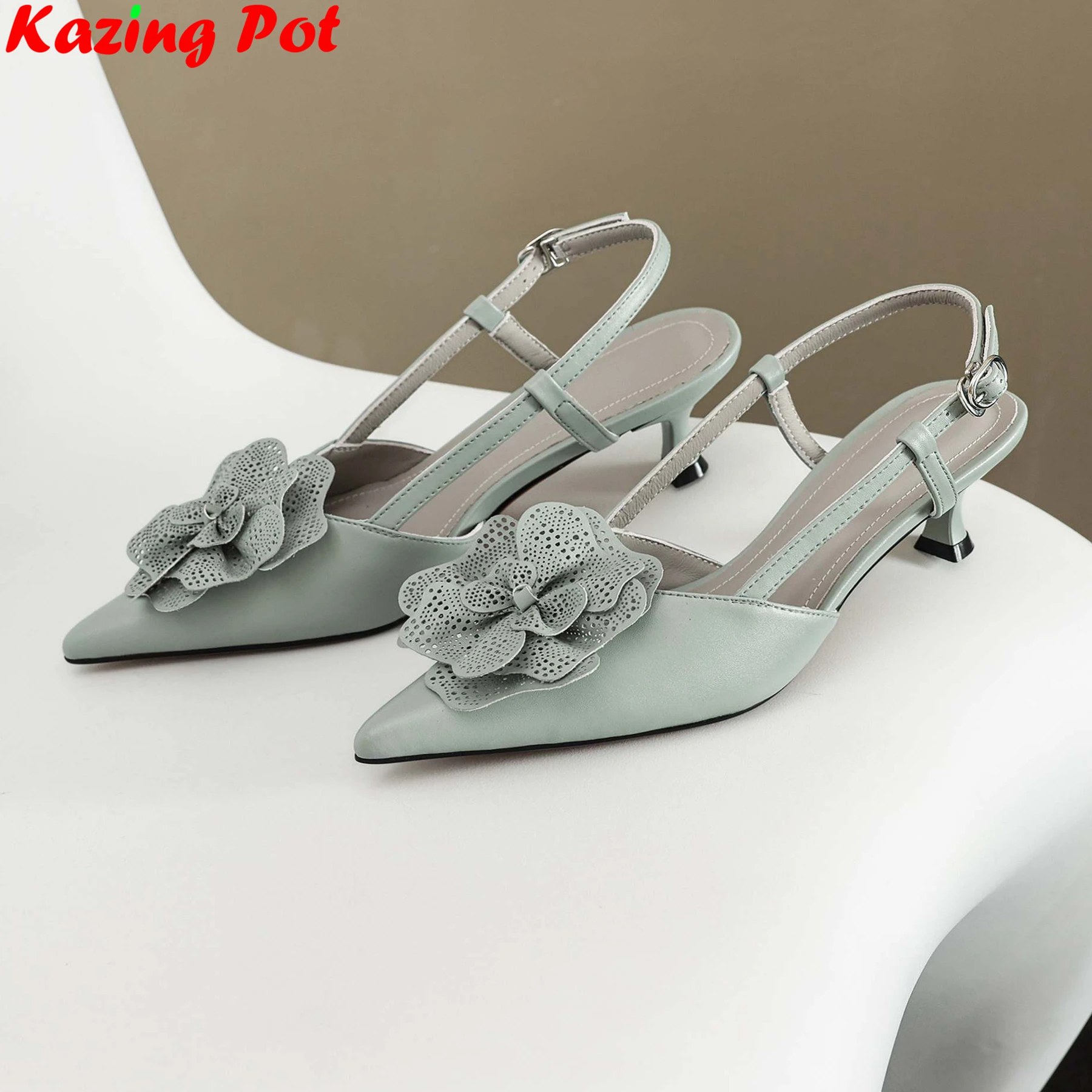 Krazing Pot Cow Skin Pointed Toe Shallow Buckle Straps Summer Shoes Fashion Chic Elegant Concise Dating Ins Modern Women Sandals
Krazing Pot Cow Skin Pointed Toe Shallow Buckle Straps Summer Shoes Fashion Chic Elegant Concise Dating Ins Modern Women Sandals