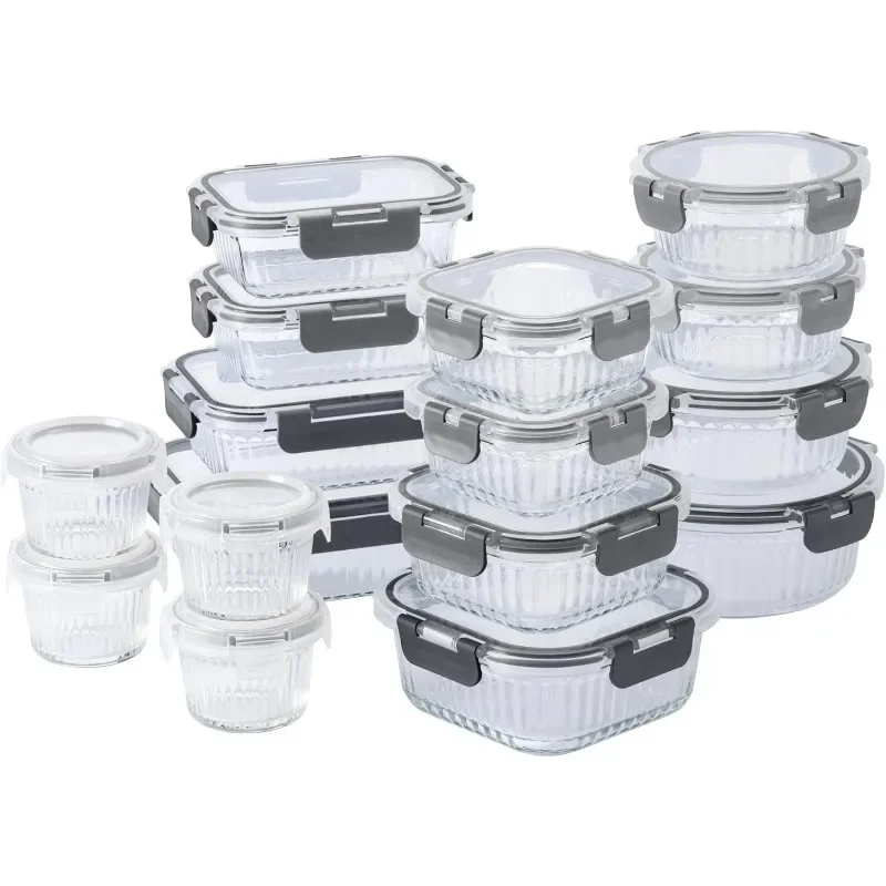 Advanced Borosilicate Glass Food Container Set with Divider - Leak Proof Lid - Meal Preparation and Storage Container
Advanced Borosilicate Glass Food Container Set with Divider - Leak Proof Lid - Meal Preparation and Storage Container