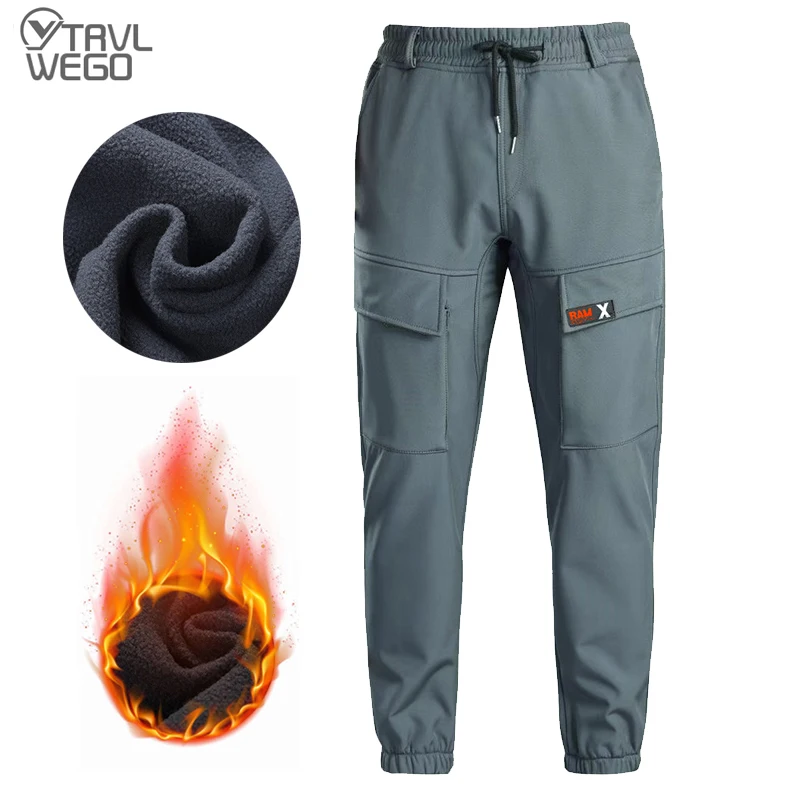 TRVLWEGO Men's Winter Tactical Softshell Cargo Pants Camping Hiking Trousers Climbing Trekking Fishing Hunting Fleece Outdoor
TRVLWEGO Men's Winter Tactical Softshell Cargo Pants Camping Hiking Trousers Climbing Trekking Fishing Hunting Fleece Outdoor
