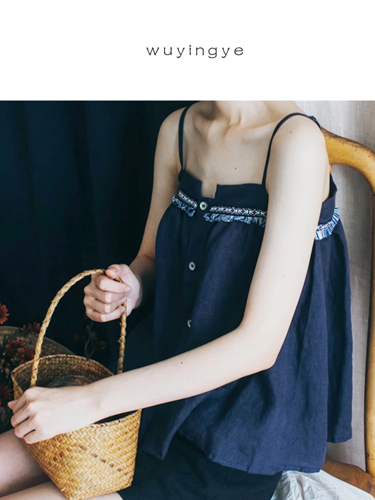 Женский льняной жилет Wu ngya Amnesia с бретелями, летняя универсальная верхняя одежда, этнический дизайн, с бахромой, свободный крой, укороченный топ
Женский льняной жилет Wu ngya Amnesia с бретелями, летняя универсальная верхняя одежда, этнический дизайн, с бахромой, свободный крой, укороченный топ