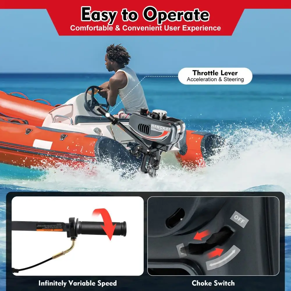 Wholesale HANGKAI Manual CDI Water Cooled Short Shaft 2.5KW/3.5HP 2 Stroke Outboard Motors Boat Motor For Boat
Wholesale HANGKAI Manual CDI Water Cooled Short Shaft 2.5KW/3.5HP 2 Stroke Outboard Motors Boat Motor For Boat