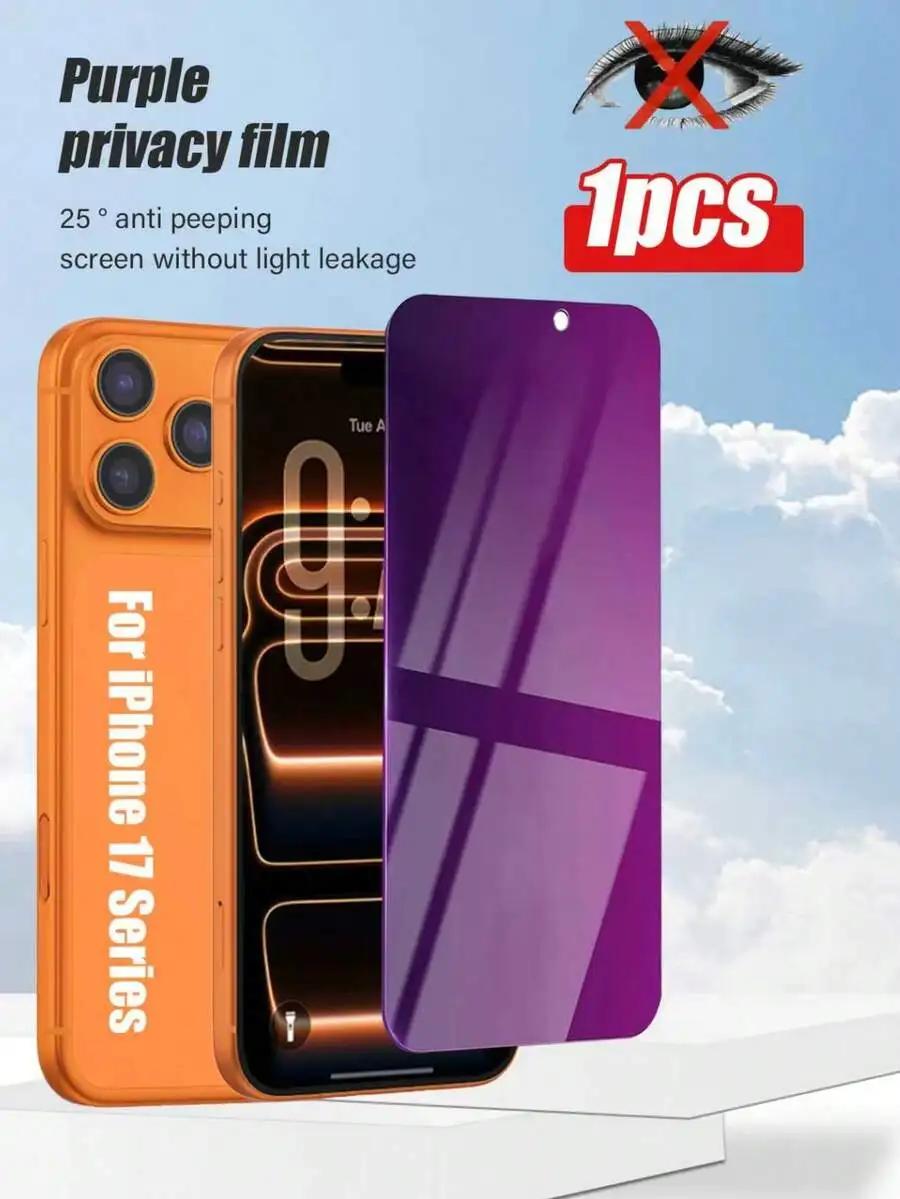 1 Pc Anti-Spy Anti-Blue Light Tempered Glass Screen Protector Compatible With IPhone 17/17 Air/17 Pro/17 Pro Max/16/16 Pro Max
1 Pc Anti-Spy Anti-Blue Light Tempered Glass Screen Protector Compatible With IPhone 17/17 Air/17 Pro/17 Pro Max/16/16 Pro Max