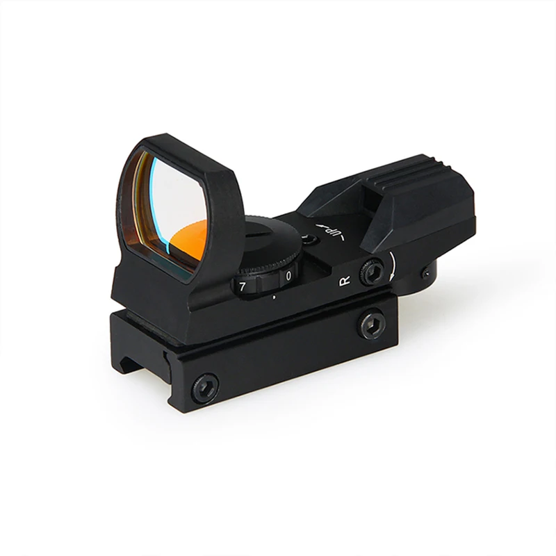 PPT Red Dot Scope, 21.2mm Rail, 4 Reticle Optics, Holographic Magnification, 1x Red Dot Reticle 82x36x59 Hunting, PP2-0091B
PPT Red Dot Scope, 21.2mm Rail, 4 Reticle Optics, Holographic Magnification, 1x Red Dot Reticle 82x36x59 Hunting, PP2-0091B
