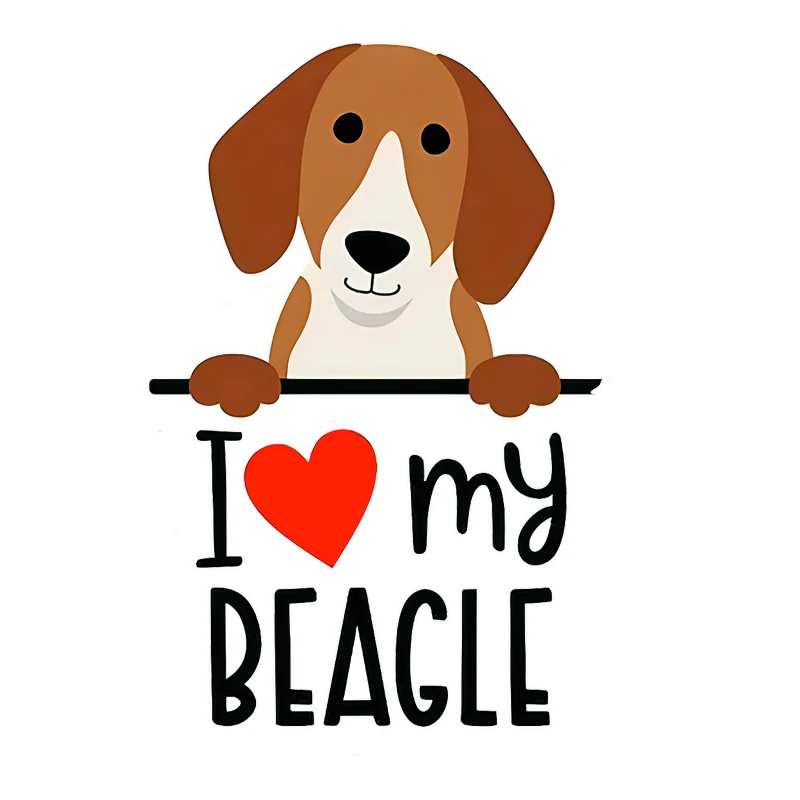 I Love My Beagle Car Sticker Vinyl Decals - Durable, Weatherproof Sticker for Cars, Laptops, SUV, Van, Trunk
I Love My Beagle Car Sticker Vinyl Decals - Durable, Weatherproof Sticker for Cars, Laptops, SUV, Van, Trunk