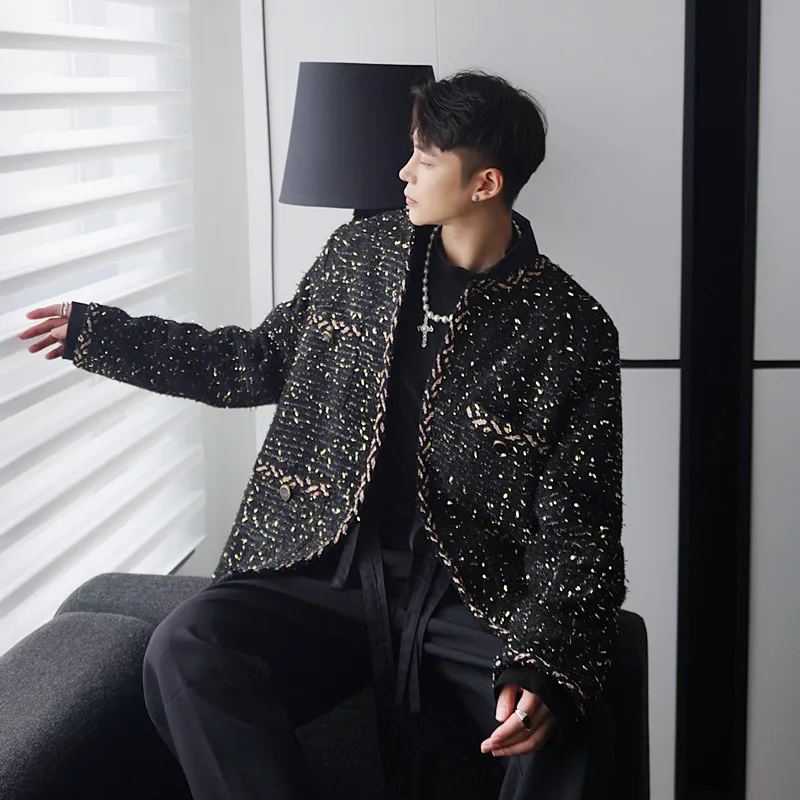 Мужской костюм-жакет Spring Autumn Bright Tead класса люкс, круглый вырез, повседневный, модный, с длинным рукавом, на одной пуговице
Мужской костюм-жакет Spring Autumn Bright Tead класса люкс, круглый вырез, повседневный, модный, с длинным рукавом, на одной пуговице