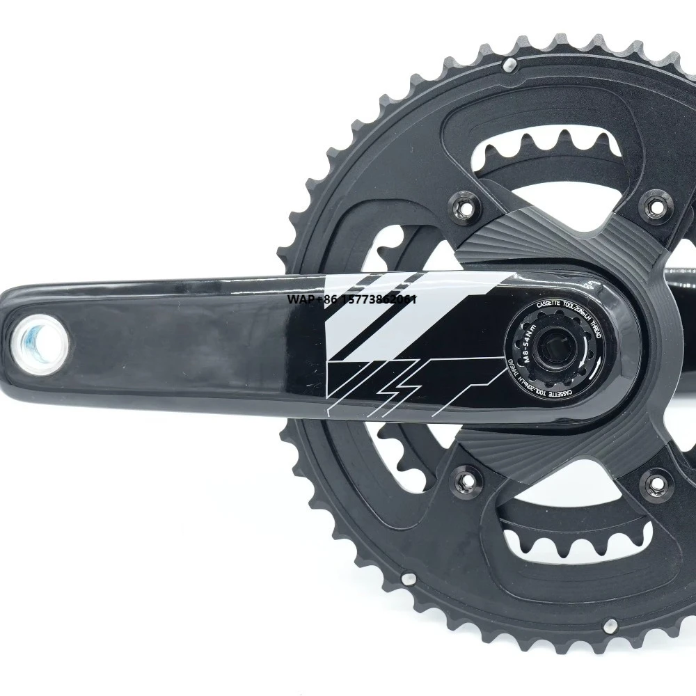 50T/34T 52T/36T Carbon Crankset for Mountain Bike and Road Bike 375g 110mm BCD Alloy Outer Chainring Ultra-Light
50T/34T 52T/36T Carbon Crankset for Mountain Bike and Road Bike 375g 110mm BCD Alloy Outer Chainring Ultra-Light