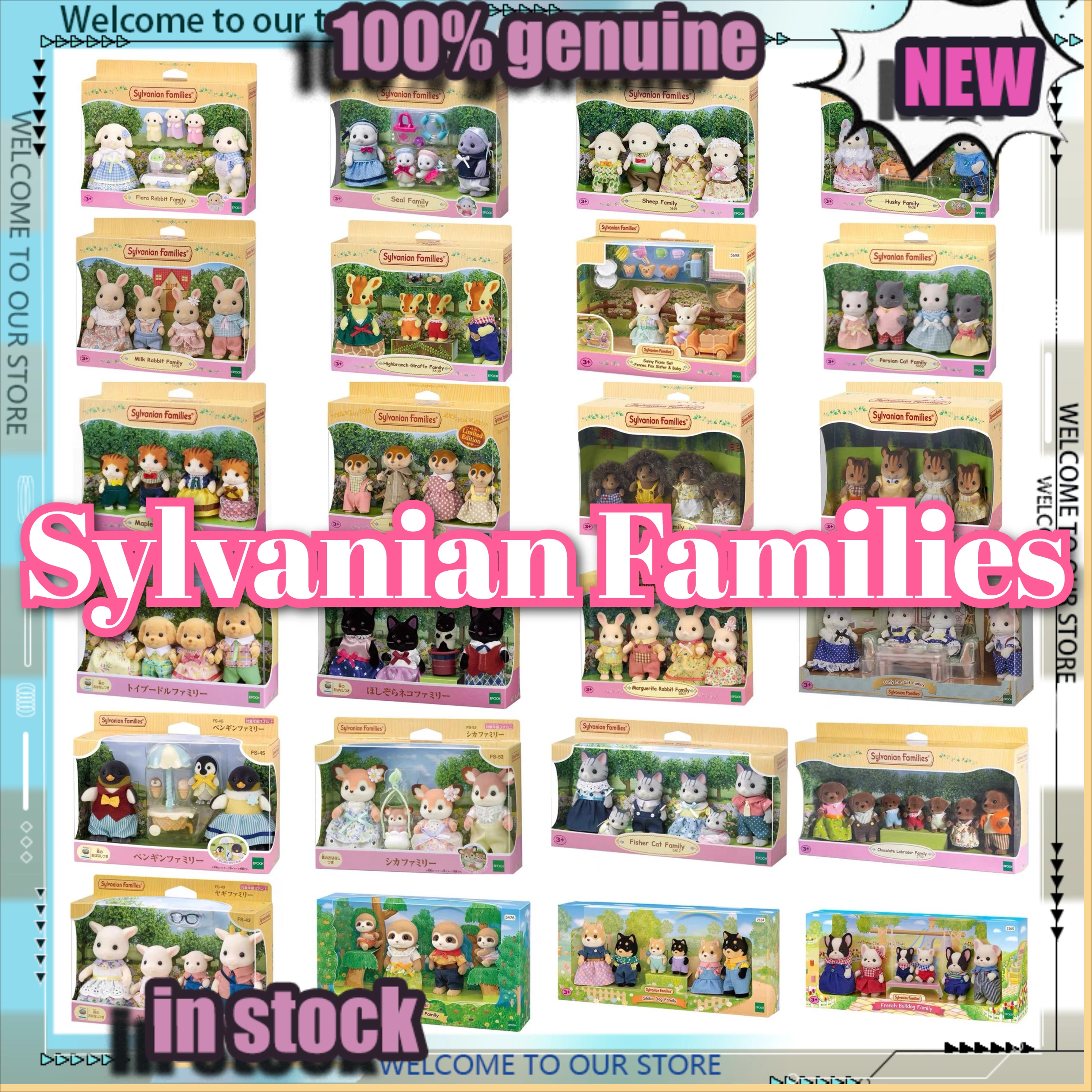 В наличии: Новые аниме-фигурки Sylvanians Families – Семья летающих белок, кролик Флора, для девочек, для ролевых игр, украшения
В наличии: Новые аниме-фигурки Sylvanians Families – Семья летающих белок, кролик Флора, для девочек, для ролевых игр, украшения