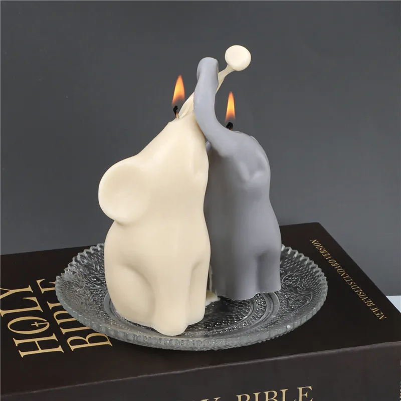 Cute Elephant Candle Silicone Mold For Festive And Romantic Decoration Gypsum form Homemade Handicraft Gift Making Kitchen Tool
Cute Elephant Candle Silicone Mold For Festive And Romantic Decoration Gypsum form Homemade Handicraft Gift Making Kitchen Tool