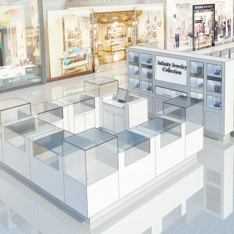 Customized high quality jewelry display counter jewelry wall cabinet wooden jewelry showroom furniture
Customized high quality jewelry display counter jewelry wall cabinet wooden jewelry showroom furniture