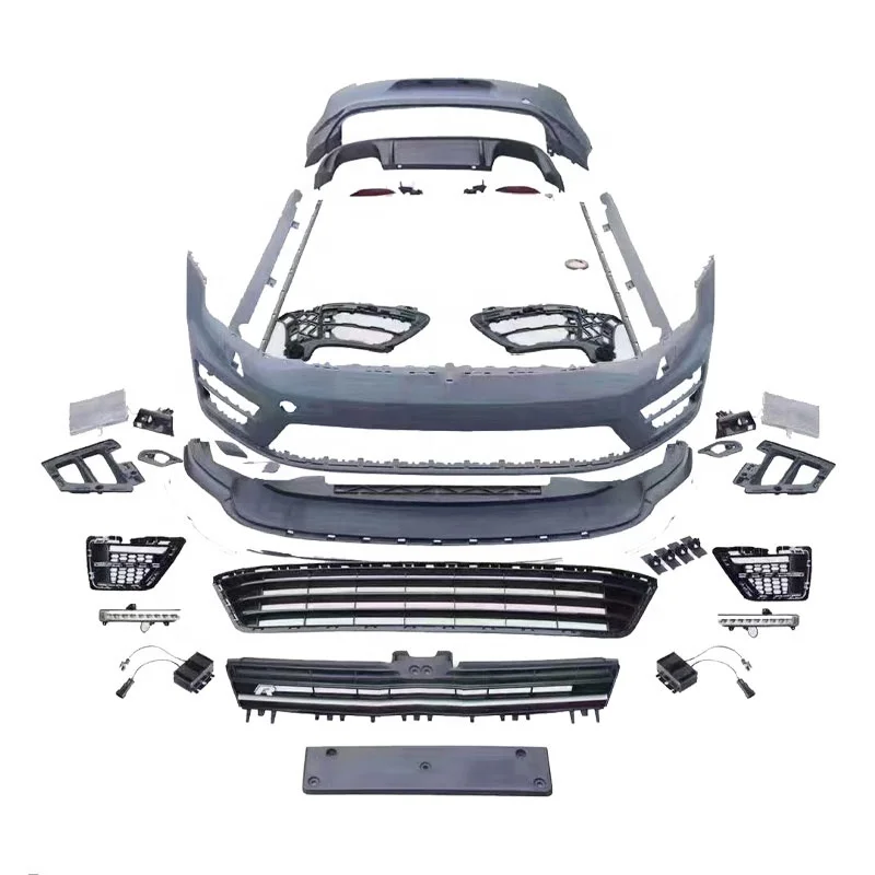 R20 Style Body Kit for Volkswagen VW Golf 7 Used Front Bumper Rear Bumper Side Skirts in PP Material
R20 Style Body Kit for Volkswagen VW Golf 7 Used Front Bumper Rear Bumper Side Skirts in PP Material