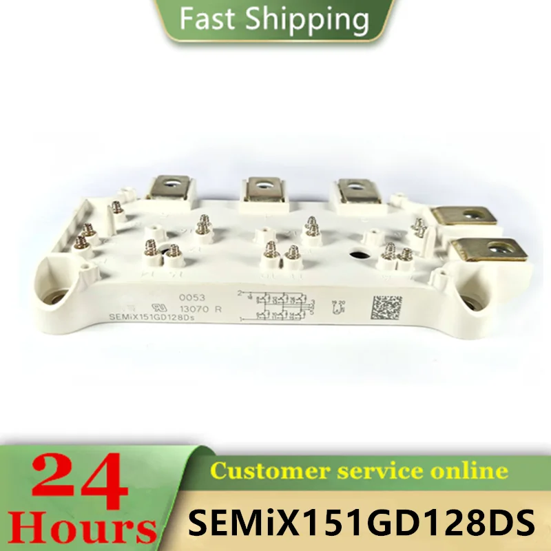 100% Tested original SEMiX151GD128DS MODULE
100% Tested original SEMiX151GD128DS MODULE