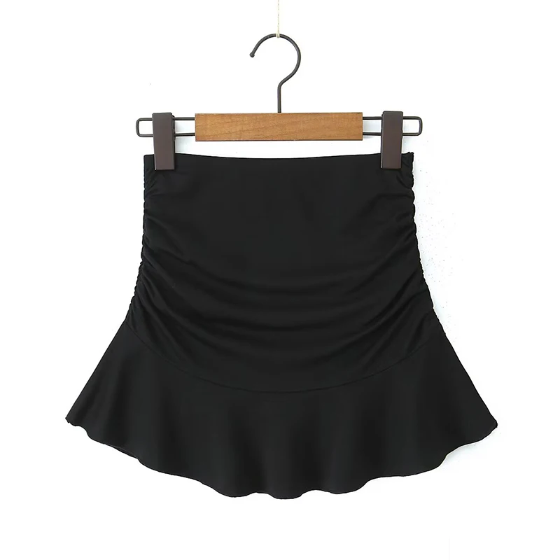 Summer 2025 Women Black White Ruched Mini Skirts Sexy Low Waist Ruffle Hem Y2K Skirts
Summer 2025 Women Black White Ruched Mini Skirts Sexy Low Waist Ruffle Hem Y2K Skirts
