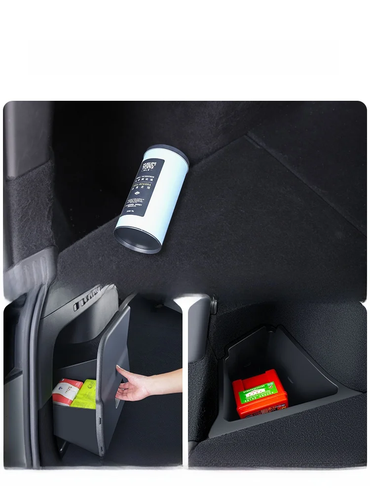 Tesla ModelY Trunk Side Double Layer Storage Box Waterproof Anti-prure Simptic Design Car Interior Accories 
Tesla ModelY Trunk Side Double Layer Storage Box Waterproof Anti-prure Simptic Design Car Interior Accories