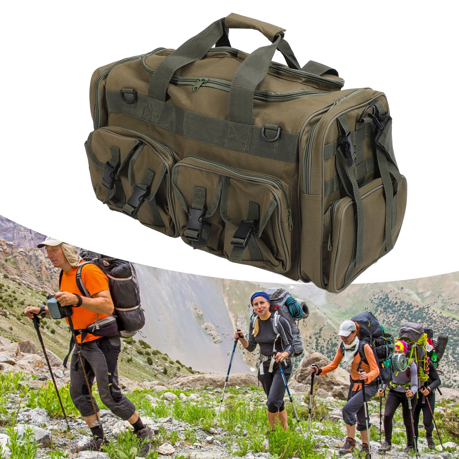 Sports Travel Duffle Bag Large Capacity Oxford Cloth Outdoor Gym Bag for Hiking and Exercise Sports Travel Duffle Bag
Sports Travel Duffle Bag Large Capacity Oxford Cloth Outdoor Gym Bag for Hiking and Exercise Sports Travel Duffle Bag