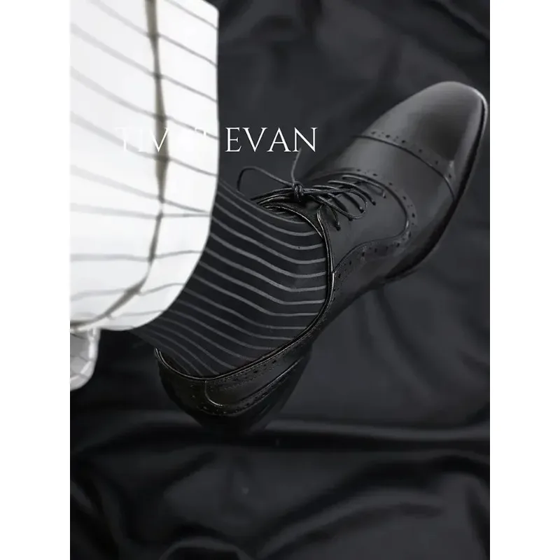 Brand Men's Long Socks Blue Black Stripes High Quality Mirror Sheer Business Socks Men Sexy Ultra Thin Dress Socks Medias Hombre
Brand Men's Long Socks Blue Black Stripes High Quality Mirror Sheer Business Socks Men Sexy Ultra Thin Dress Socks Medias Hombre