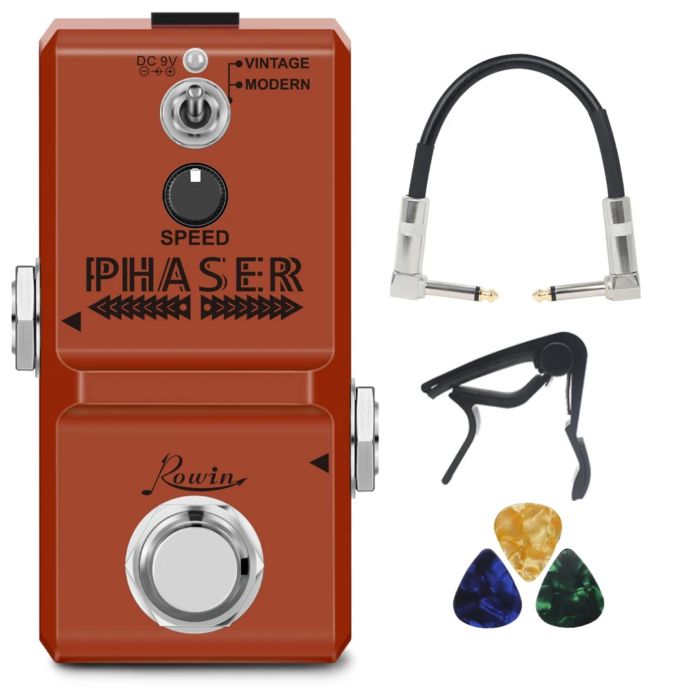 ROWIN Vintage Phase Pedal 2 Modes Guitar Phaser Pedal LN-313 Phaser Guitar Effect Pedal True Bypass Guitar Parts & Accessories
ROWIN Vintage Phase Pedal 2 Modes Guitar Phaser Pedal LN-313 Phaser Guitar Effect Pedal True Bypass Guitar Parts & Accessories