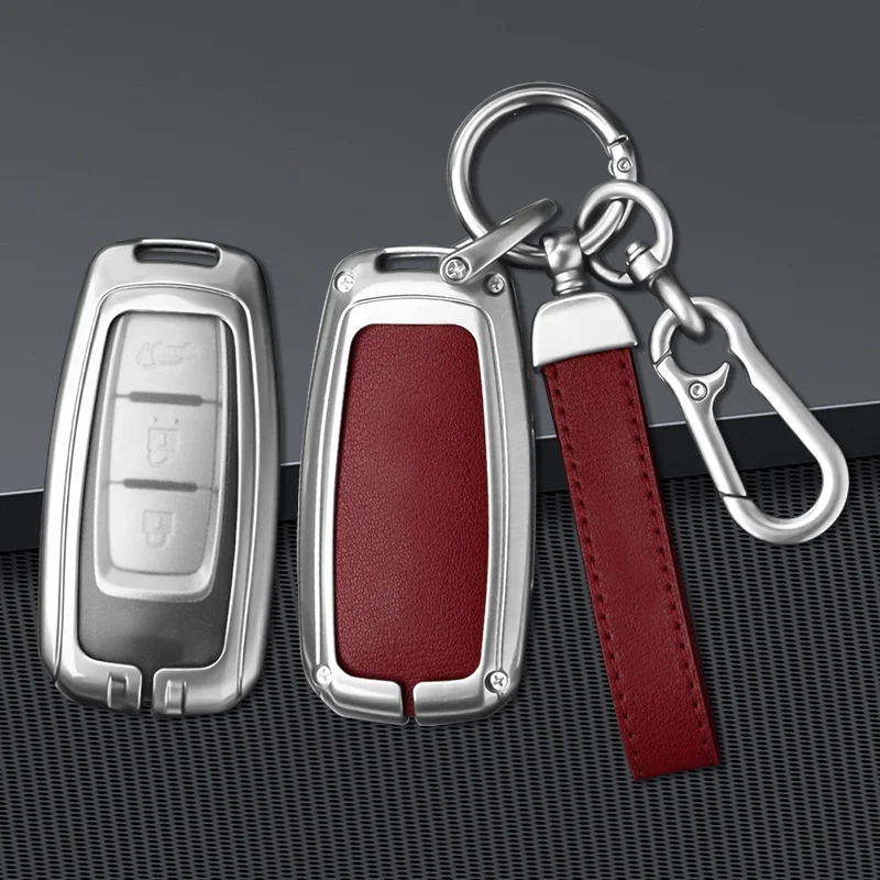 For Infiniti Q50 Q60 QX50 QX55 QX60 Zinc Alloy Leather Smart Remote Control Car Key Fob Cover Case Chain Ring Car Accessories
For Infiniti Q50 Q60 QX50 QX55 QX60 Zinc Alloy Leather Smart Remote Control Car Key Fob Cover Case Chain Ring Car Accessories
