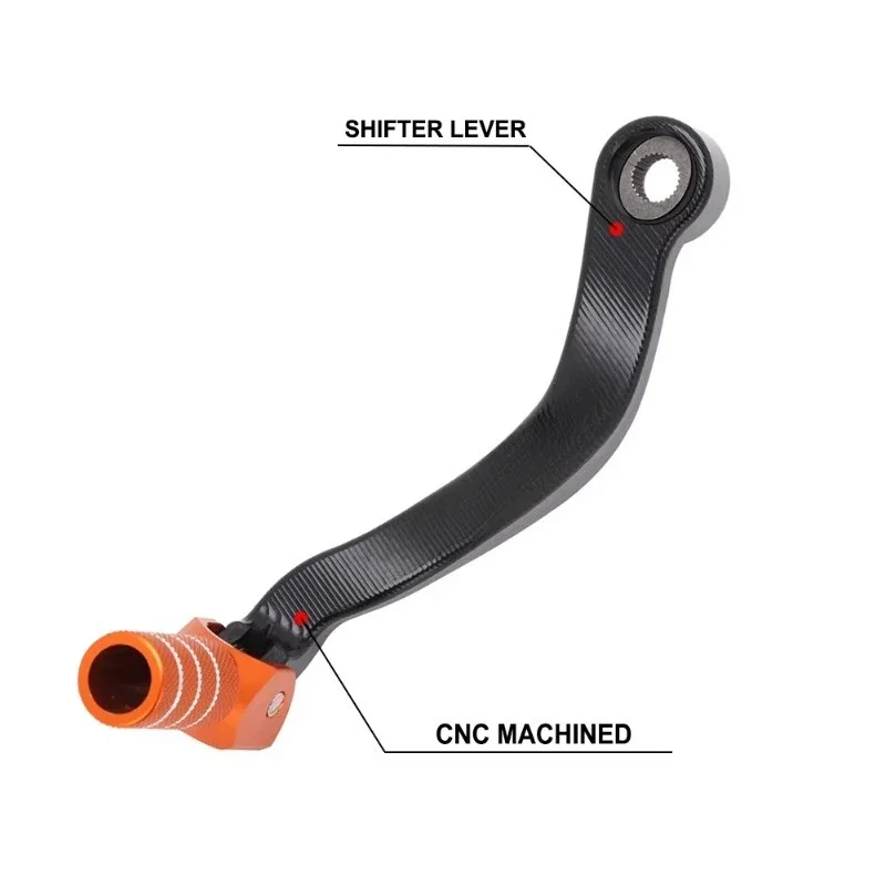 JFG OEM Motorcycle Parts Wholesale CNC Aluminium Gear Shift Lever Shifter for SX EXC FE TC FX FS
JFG OEM Motorcycle Parts Wholesale CNC Aluminium Gear Shift Lever Shifter for SX EXC FE TC FX FS