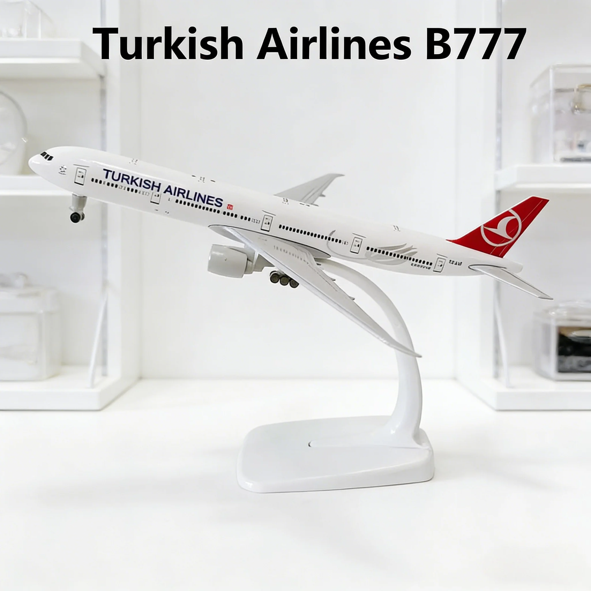 20cm Turkey B777 Diecast Metal Airplane Model with Stand for Adult Aviation Desktop Displays, Birthday or Creativity Decorations
20cm Turkey B777 Diecast Metal Airplane Model with Stand for Adult Aviation Desktop Displays, Birthday or Creativity Decorations