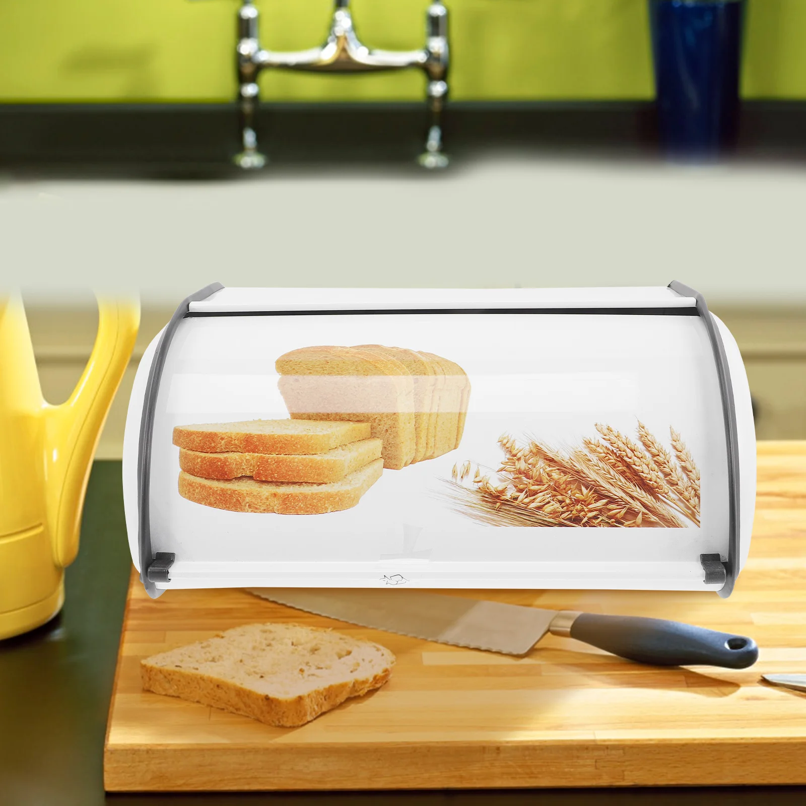 Sturdy Bread Storage Box for Kitchen Countertop Household Use Dustproof Strong Material Reliable Bin Snacks Fruits
Sturdy Bread Storage Box for Kitchen Countertop Household Use Dustproof Strong Material Reliable Bin Snacks Fruits