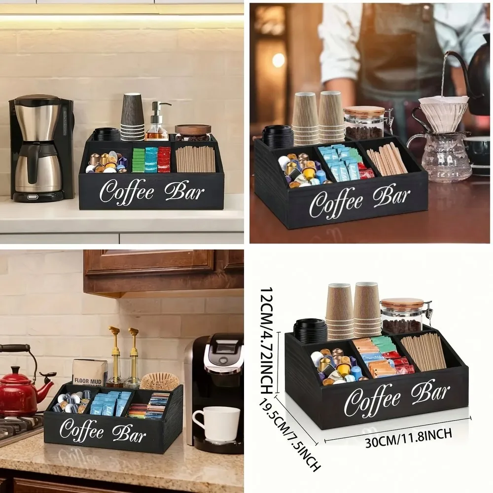 Multi-Purpose Wooden Coffee Storage Box Countertop Spice Organizer for Kitchen Counter Cabinet
Multi-Purpose Wooden Coffee Storage Box Countertop Spice Organizer for Kitchen Counter Cabinet