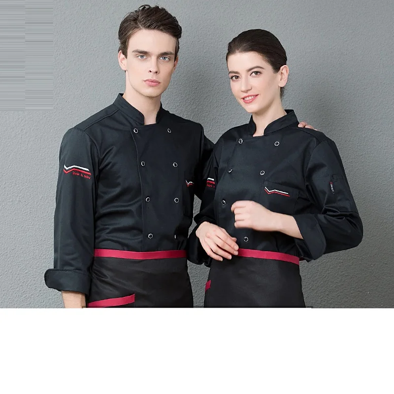 C704 Chef's Clothes Home Cooking Chef Jacket Long Sleeve Women Unisex Cook Coat Restaurant Hotel Kitchen Wear Waiter Uniform
C704 Chef's Clothes Home Cooking Chef Jacket Long Sleeve Women Unisex Cook Coat Restaurant Hotel Kitchen Wear Waiter Uniform