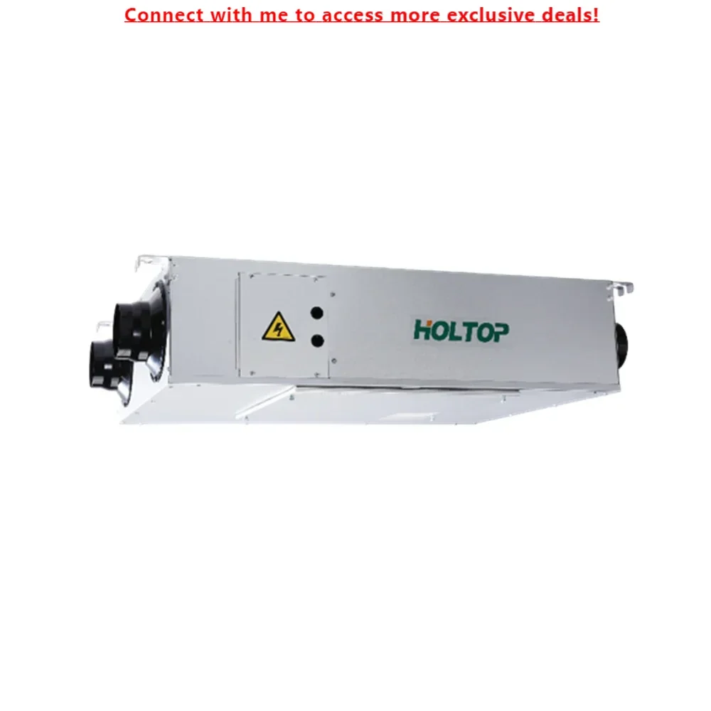 HOLTOP Ceiling Suspended ERVs 350m3/h BLDC Motor Heat Recovery Ventilation System Unit Air Heat Recuperators MVHR ERV HRV
HOLTOP Ceiling Suspended ERVs 350m3/h BLDC Motor Heat Recovery Ventilation System Unit Air Heat Recuperators MVHR ERV HRV