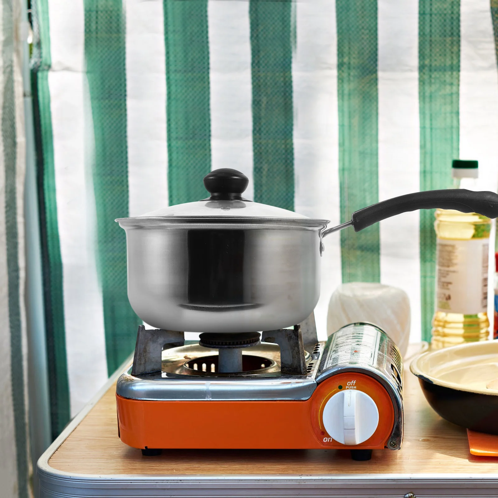 Small Soup Pot Single Handle Milk Baby Camping Cookware Butter Melting Stainless Steel
Small Soup Pot Single Handle Milk Baby Camping Cookware Butter Melting Stainless Steel