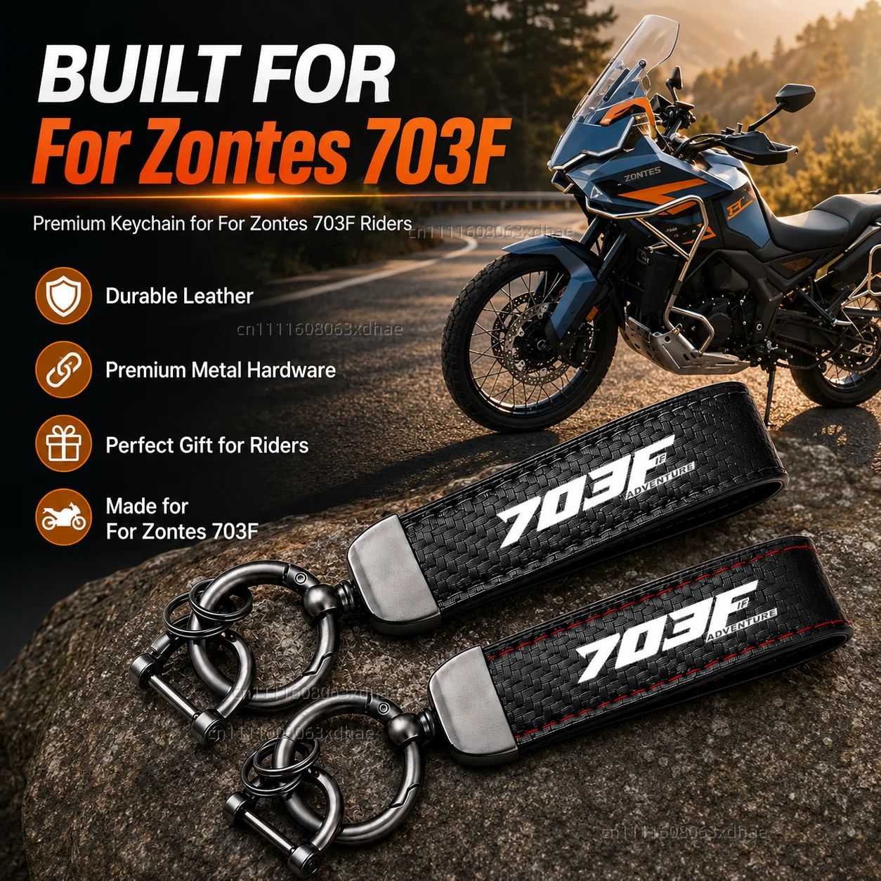 High-Grade Leather Motorcycle Keychain Holder Keyring Accessories For Zontes 703F 703 F 2025
High-Grade Leather Motorcycle Keychain Holder Keyring Accessories For Zontes 703F 703 F 2025