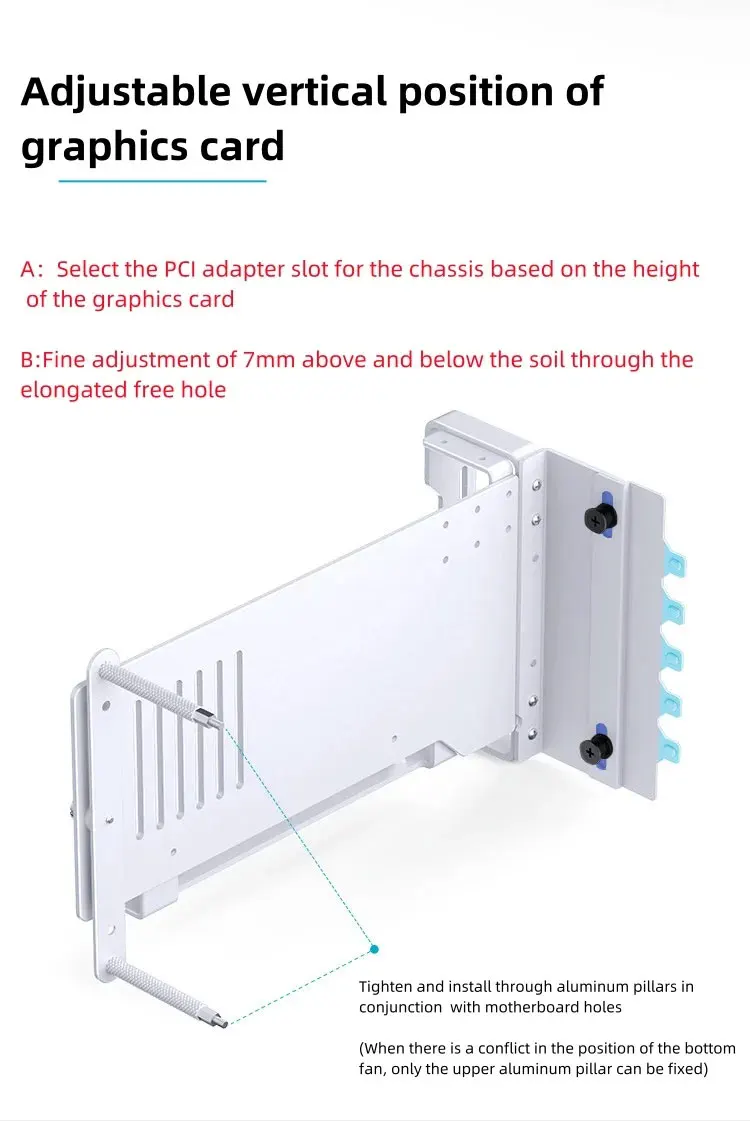 JONSBO A50 Gray Vertical Graphics Card Bracket High-strength Slot SMT Process Standard PCIE5.0 Graphics Card Extension Cable
JONSBO A50 Gray Vertical Graphics Card Bracket High-strength Slot SMT Process Standard PCIE5.0 Graphics Card Extension Cable