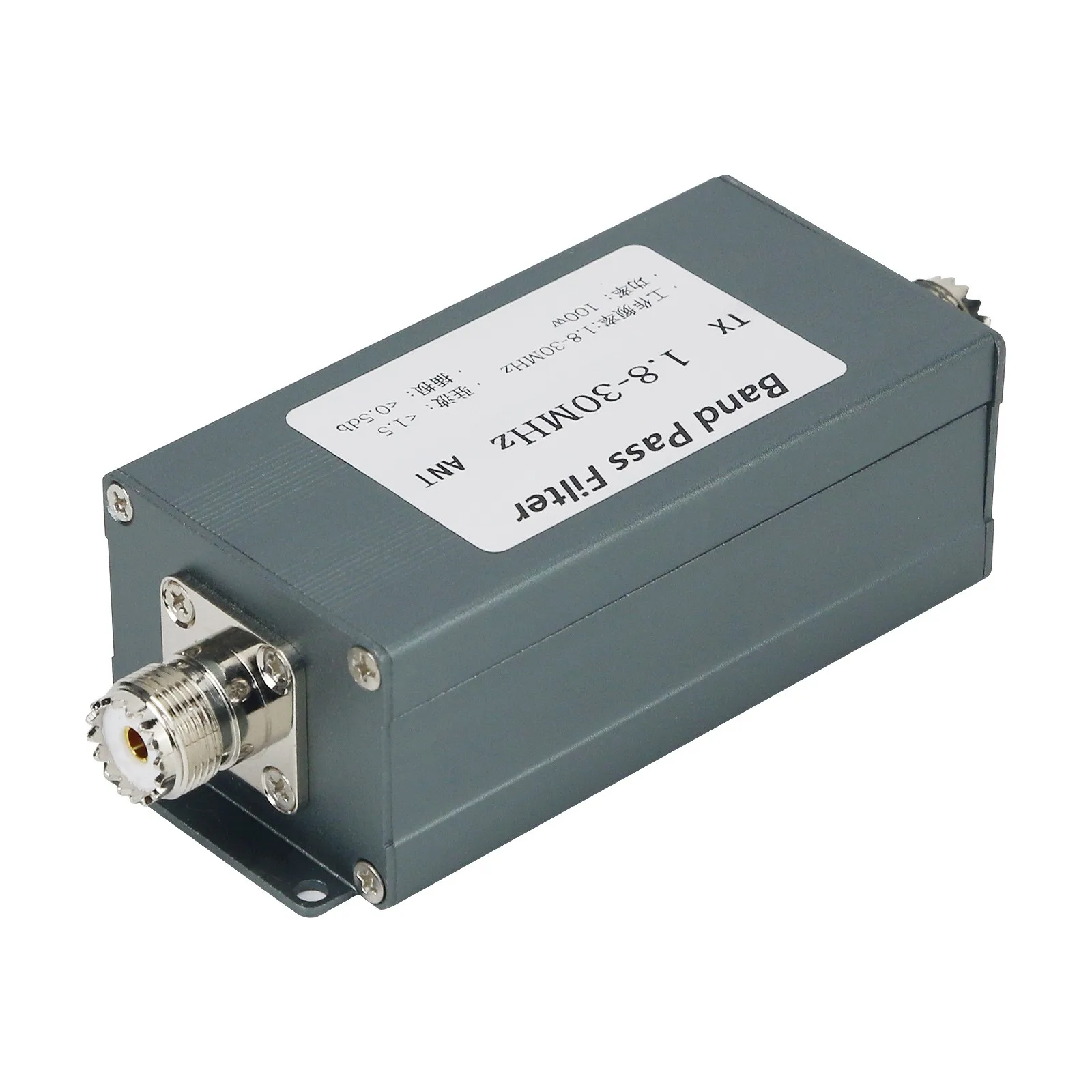 GOOD 1.8-30MHz Band Pass Filter BPF Bandpass Filter Anti-interference Improve Selectivity Suppress Clutter
GOOD 1.8-30MHz Band Pass Filter BPF Bandpass Filter Anti-interference Improve Selectivity Suppress Clutter