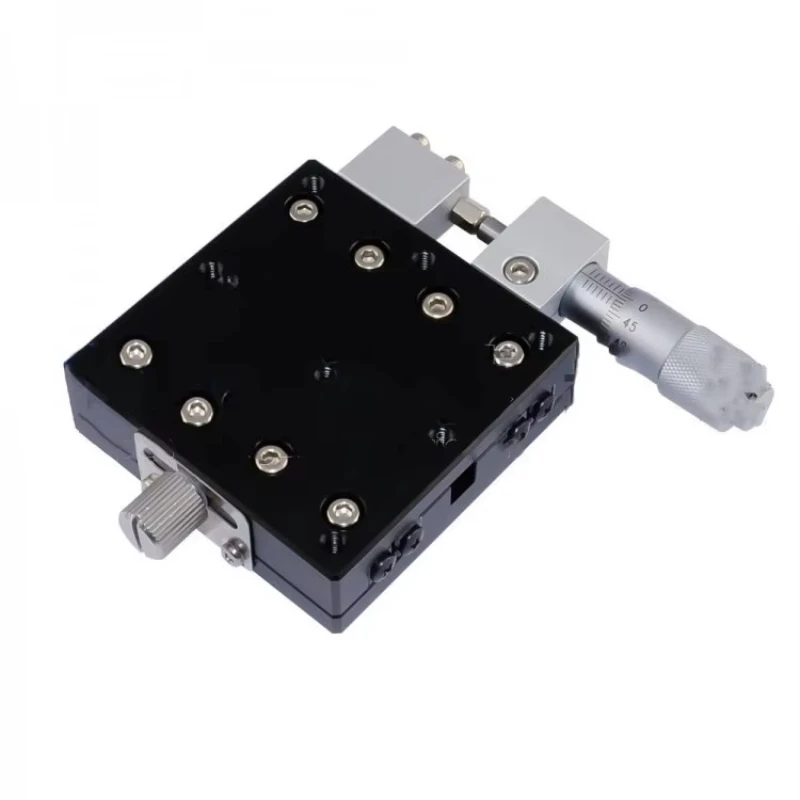 X-axis 60 * 60mm manual displacement platform linear fine-tuning slide
X-axis 60 * 60mm manual displacement platform linear fine-tuning slide