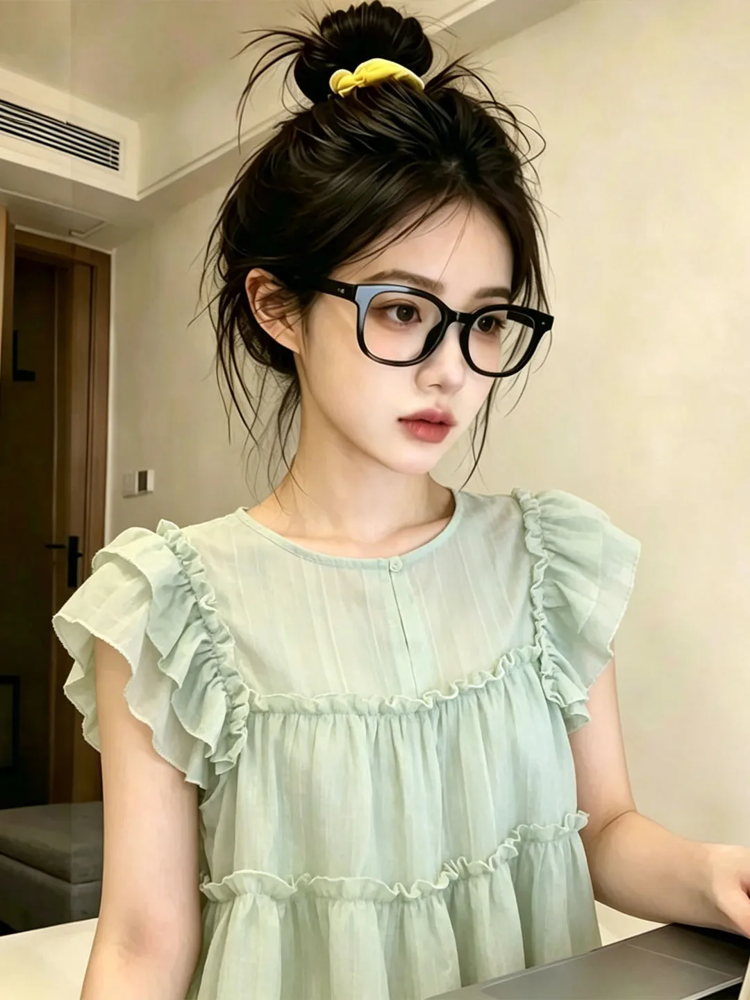 Elegant Green Shirt Women's Summer 2026 New Style Design Wood Grain Beautiful Small Top Korean Style Long Sleeve
Elegant Green Shirt Women's Summer 2026 New Style Design Wood Grain Beautiful Small Top Korean Style Long Sleeve