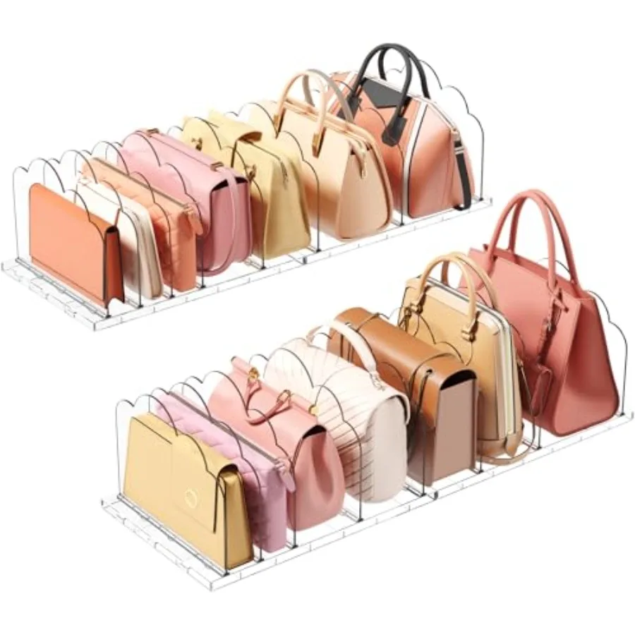 Purse Organizer for Closet, Clear Handbags Storage Organizer, Adjustable Clutch Purse Storage Organizer Holder for Closet, Pack
Purse Organizer for Closet, Clear Handbags Storage Organizer, Adjustable Clutch Purse Storage Organizer Holder for Closet, Pack