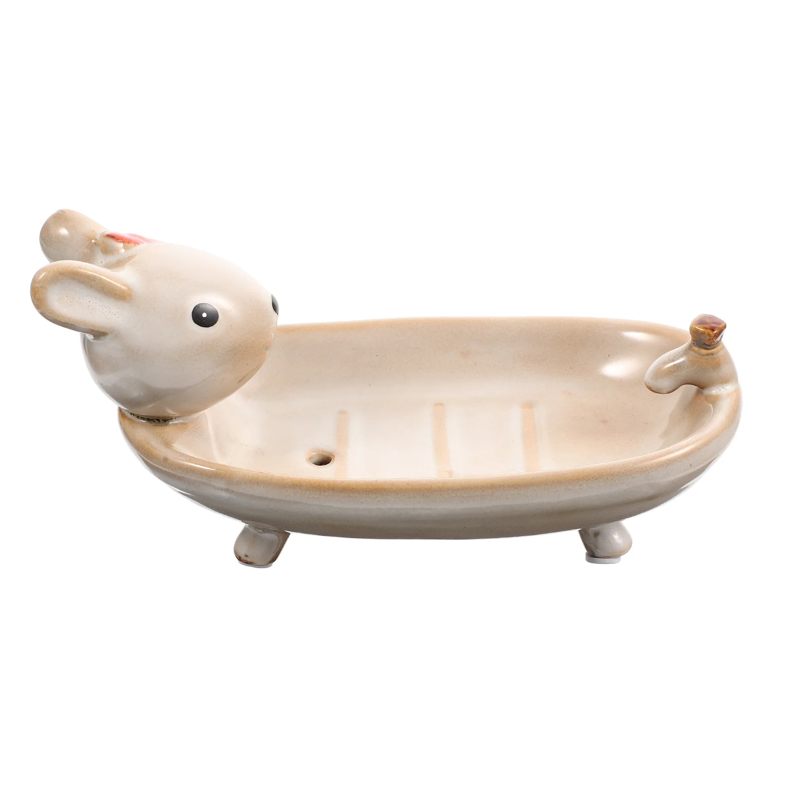 Kitchen Soap Holder Cartoon Organizer Sink Case Ceramic Dish Container Water-resistant
Kitchen Soap Holder Cartoon Organizer Sink Case Ceramic Dish Container Water-resistant