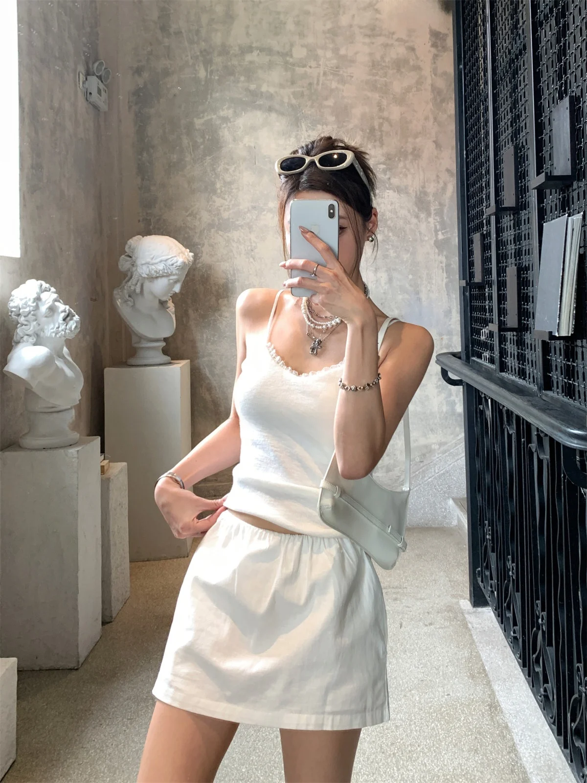 Universal Cotton Linen Short Skirt Women's Half-length Slimming Anti-exposure Summer New Style High-waist A-line Skirt
Universal Cotton Linen Short Skirt Women's Half-length Slimming Anti-exposure Summer New Style High-waist A-line Skirt