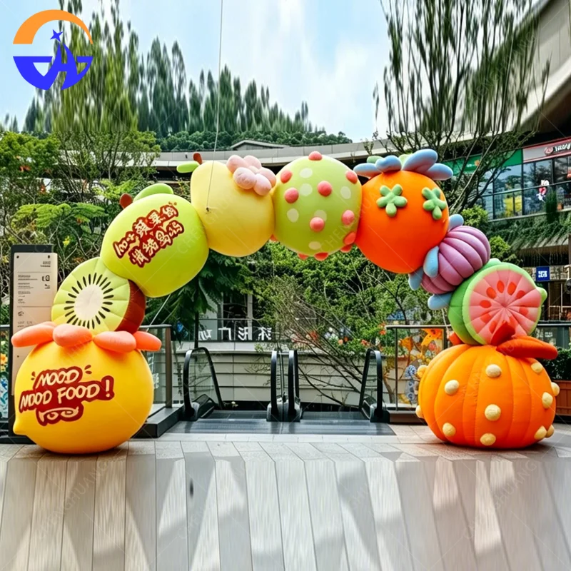 Customized large inflatable fruit arch model for outdoor fruit themed advertising activities, promotional decoration props
Customized large inflatable fruit arch model for outdoor fruit themed advertising activities, promotional decoration props