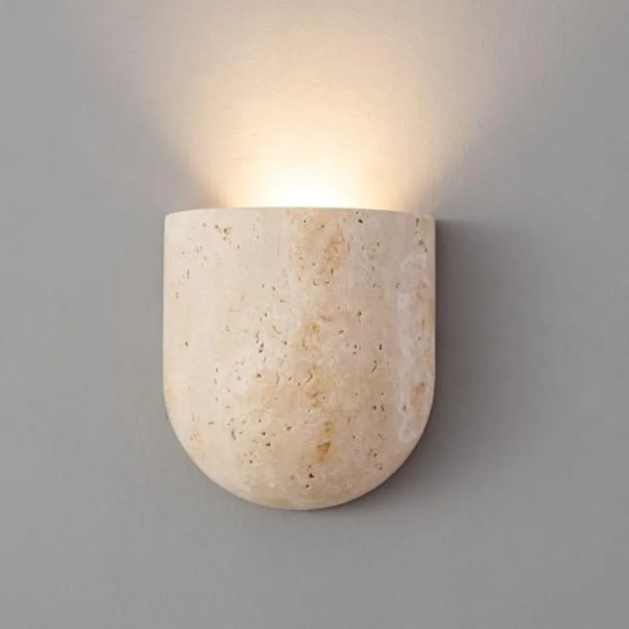 Half Round Travertine Wall Sconce, Natural Stone Wall Lamp, G9 Warm Light Wabi Sabi Sconce, Interior Wall Lights For Entryway,
Half Round Travertine Wall Sconce, Natural Stone Wall Lamp, G9 Warm Light Wabi Sabi Sconce, Interior Wall Lights For Entryway,