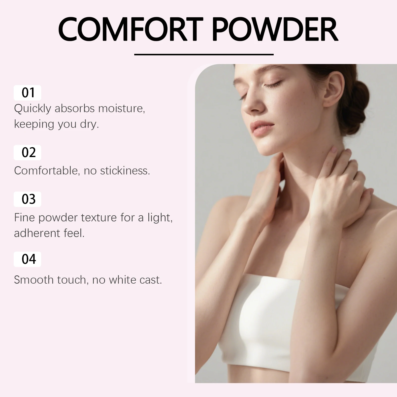 Talcum Powder All over Body Powder Sweat Absorbing Cooling Comfort Non Greasy Lightweight Moisture-Wicking Drying Body Powder 6 Sb05fffabab3841818fec6d4f841109d7Q