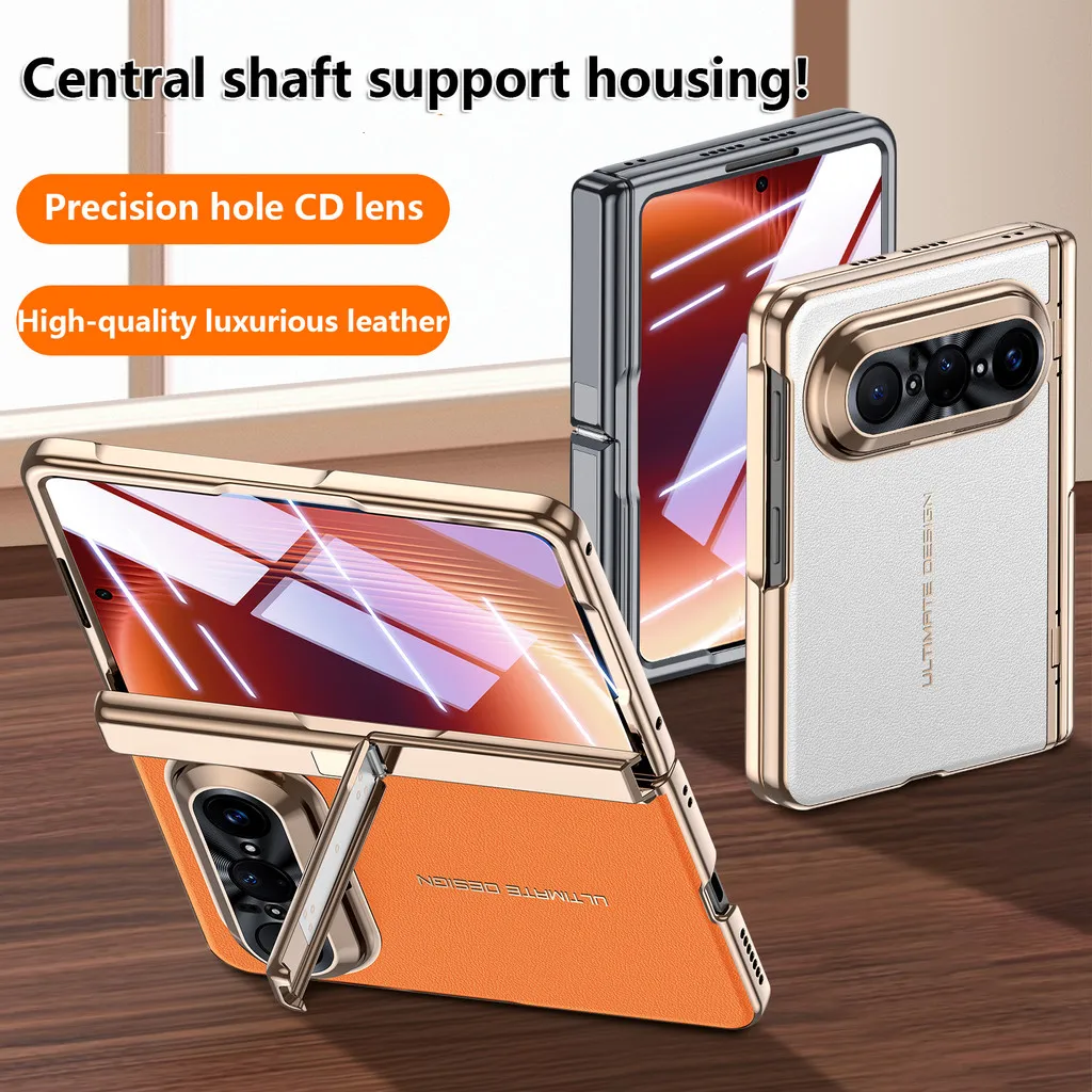 Phone Case For Huawei Pura X Max 5G Magnetic Folding Hinge Leather Side Bracket Shell Cover With Tempered Glass
Phone Case For Huawei Pura X Max 5G Magnetic Folding Hinge Leather Side Bracket Shell Cover With Tempered Glass