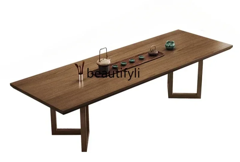 LXWabi Sandy wind solid wood, office log tea table modern simple home living room kung fu tea tableSSS
LXWabi Sandy wind solid wood, office log tea table modern simple home living room kung fu tea tableSSS