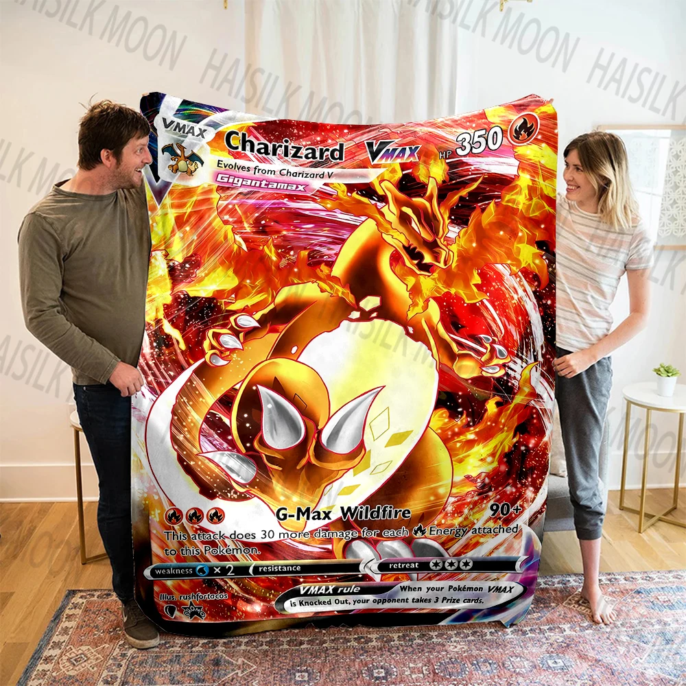 1PC Pokémon Charizard Cards Pattern Blanket Warm Soft Fluffy Kids Adult Sofa Bed Throw Blanket Suitable Travel Camping for Gifts
1PC Pokémon Charizard Cards Pattern Blanket Warm Soft Fluffy Kids Adult Sofa Bed Throw Blanket Suitable Travel Camping for Gifts