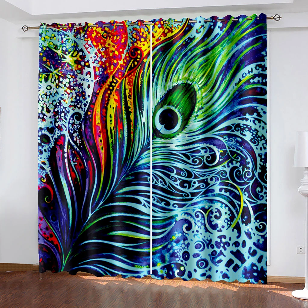 Large Color Pattern Curtain, Now European High-quality Bedroom Curtain, Suitable for Home Decoration Living Room Sun Shade Wind
Large Color Pattern Curtain, Now European High-quality Bedroom Curtain, Suitable for Home Decoration Living Room Sun Shade Wind