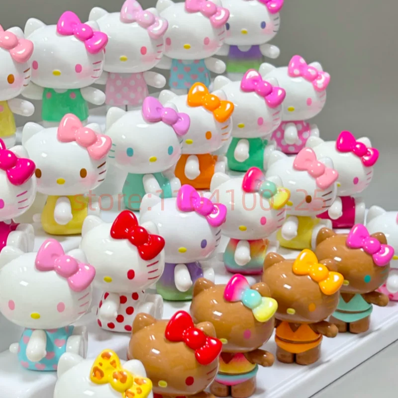 Sanrio Hello Kitty Summer Rainbow Candy Series Mini Blind Box Trendy Anime Figures Decorative Model Ornaments Children Toy Gifts
Sanrio Hello Kitty Summer Rainbow Candy Series Mini Blind Box Trendy Anime Figures Decorative Model Ornaments Children Toy Gifts