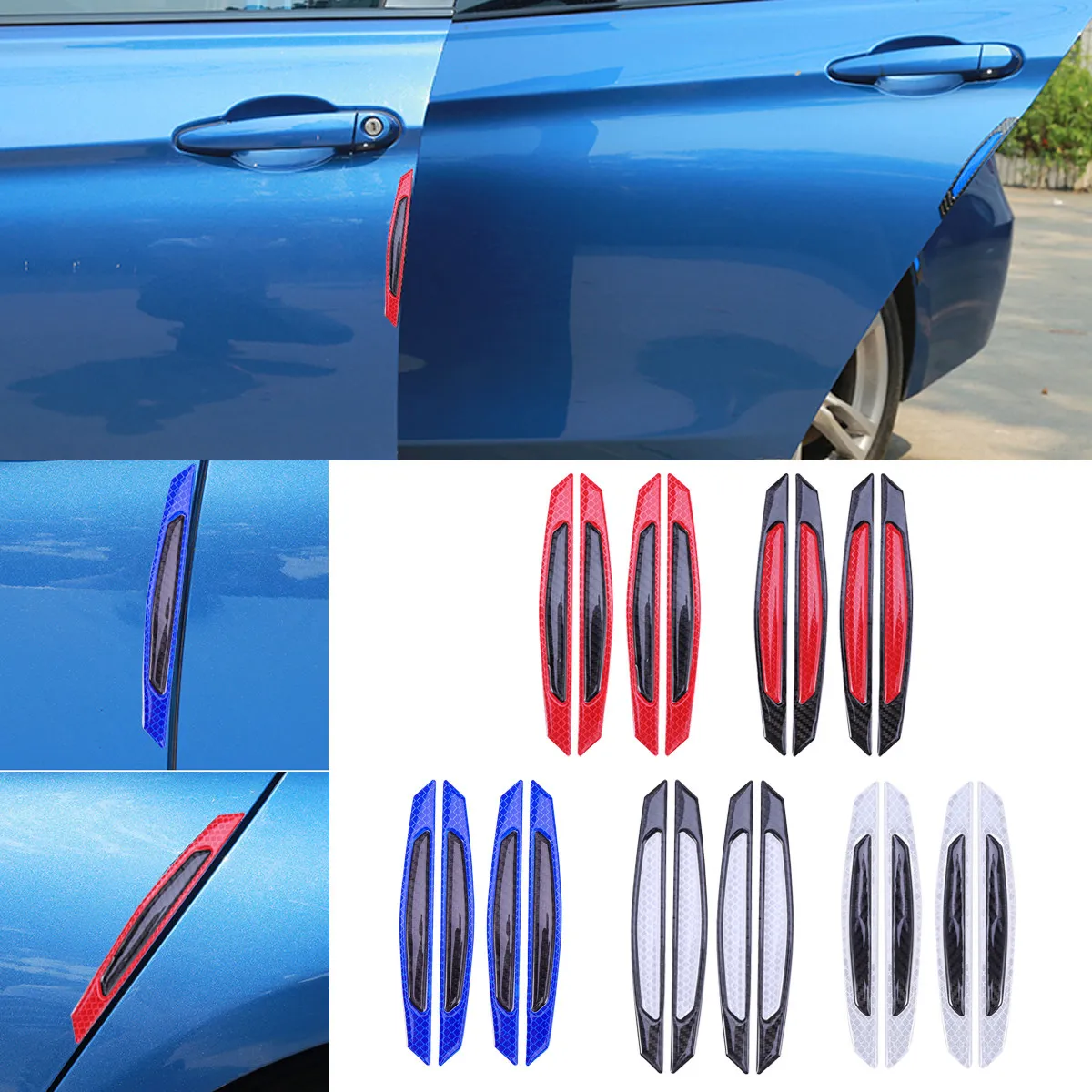 4Pcs Car Door Guard Reflective Protectors Soft Material AntiCollision Sticker Night Visibility Universal Fit Easy Installation
4Pcs Car Door Guard Reflective Protectors Soft Material AntiCollision Sticker Night Visibility Universal Fit Easy Installation
