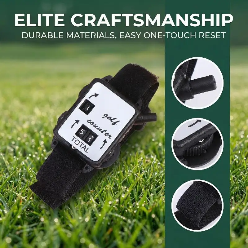Golf Mechanical Score Keeper Wrist Watch Shaped Counter Handheld Number Tracker for Effective Scoring on Green
Golf Mechanical Score Keeper Wrist Watch Shaped Counter Handheld Number Tracker for Effective Scoring on Green