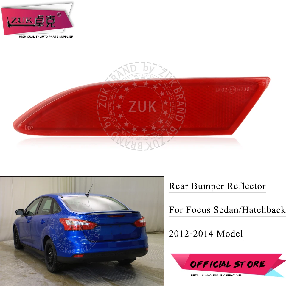 ZUK Car Rear Bumper Reflector Fog Light Anti-Fog Lamp For FOCUS MK3 2012 2013 2014 Hatchback Sedan Foglight Foglamp
ZUK Car Rear Bumper Reflector Fog Light Anti-Fog Lamp For FOCUS MK3 2012 2013 2014 Hatchback Sedan Foglight Foglamp