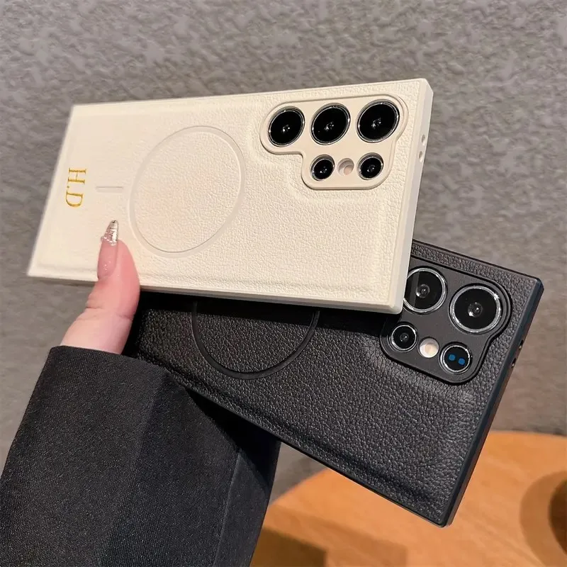 Personalized Golden Initials Cute Faux Leather Magnetic Phone Case for Galaxy S25 24 23 Ultra Plus with Lens Protection
Personalized Golden Initials Cute Faux Leather Magnetic Phone Case for Galaxy S25 24 23 Ultra Plus with Lens Protection